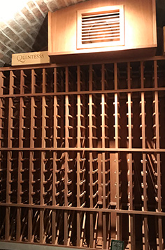wood wine cellar racks