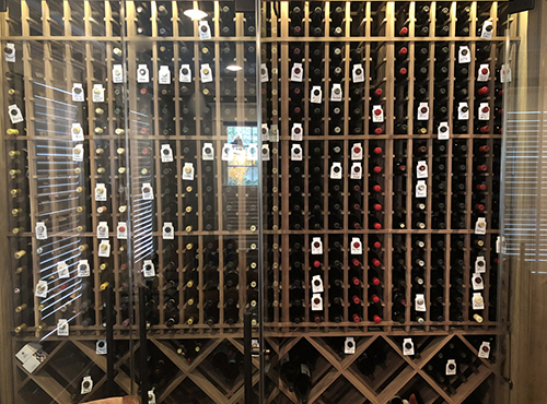 custom wine cellar in Cinco-Ranch, Houston, Texas