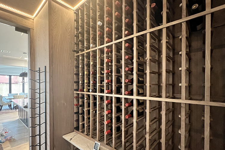 custom wine cellar march 20205, Houston, Texas